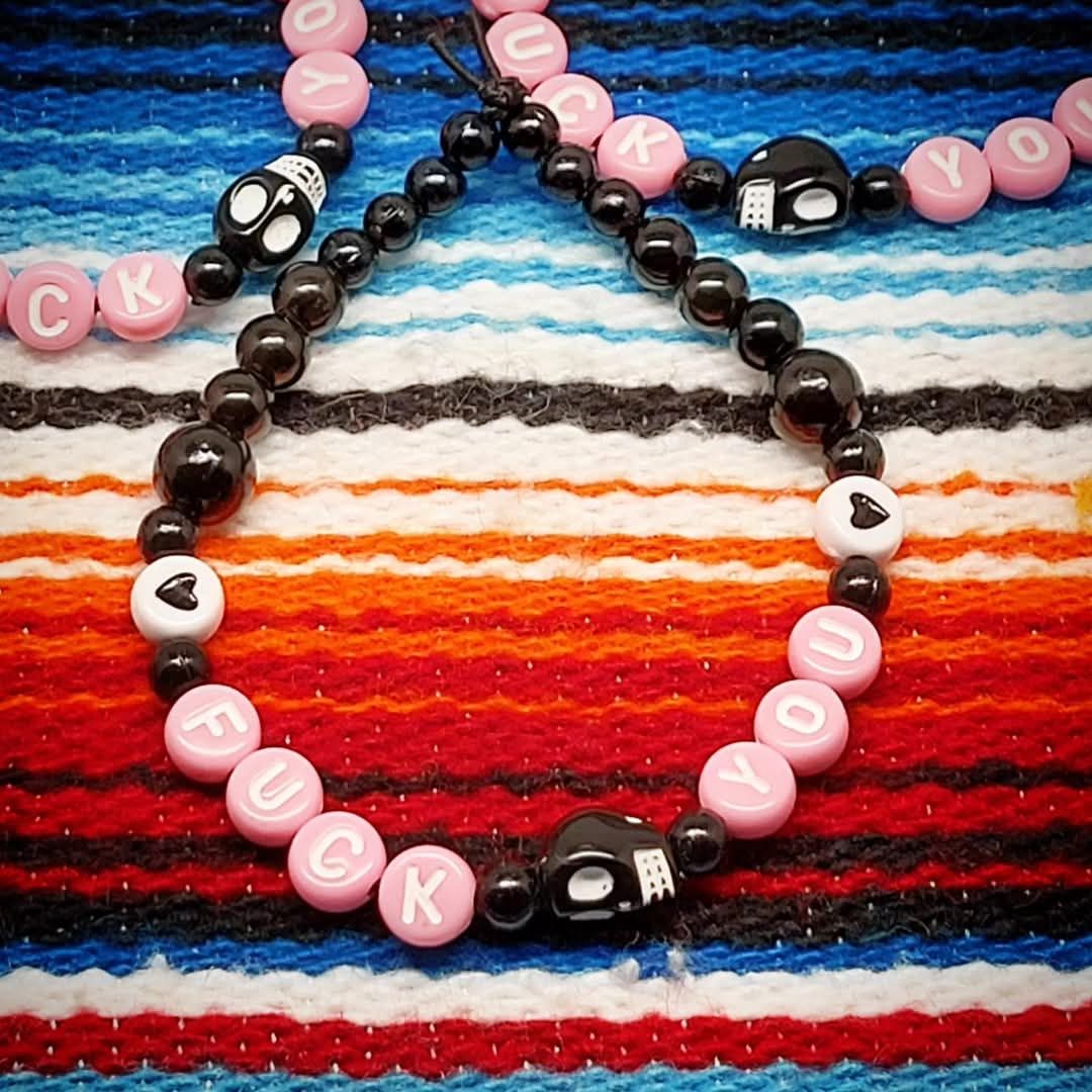 Stilgiganten Kustom Armband "F*CK YOU / Sweet Version"