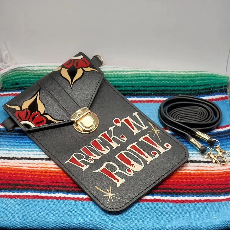 Stilgiganten Kustom Handytasche "ROCK `N ROLL"