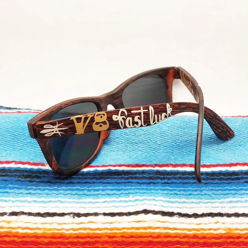 Stilgiganten Kustom Sonnenbrille "V8 fast luck"