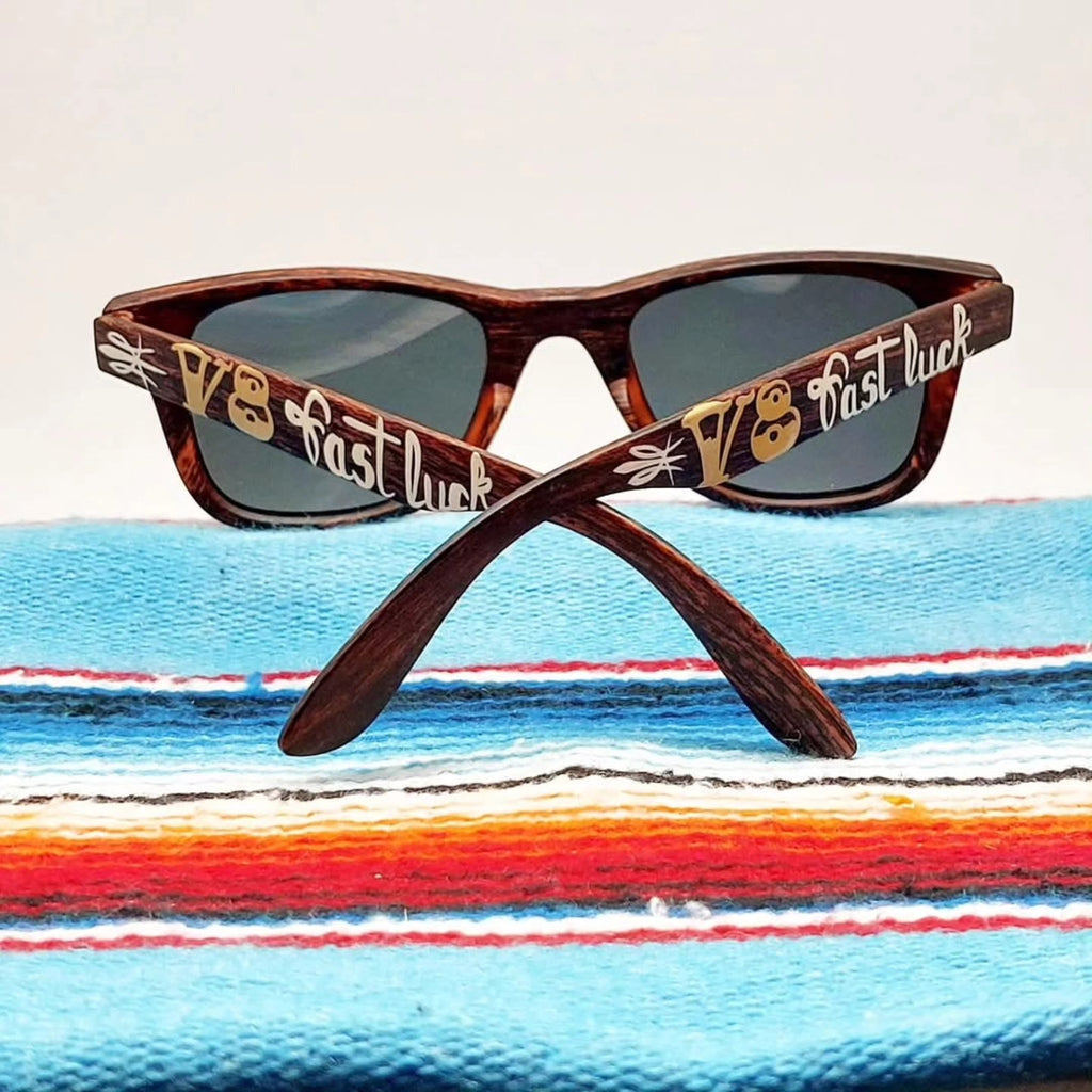Stilgiganten Kustom Sonnenbrille "V8 fast luck"