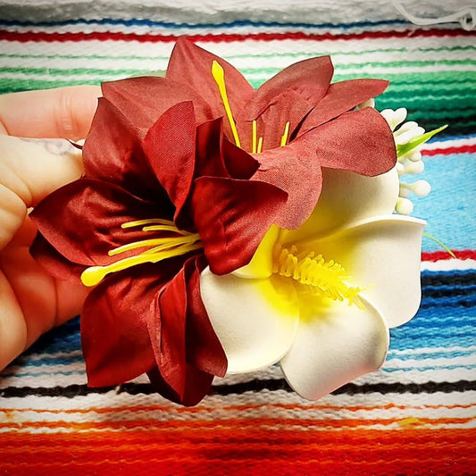 Stilgiganten Haarblumenspange "Classic Vibes"