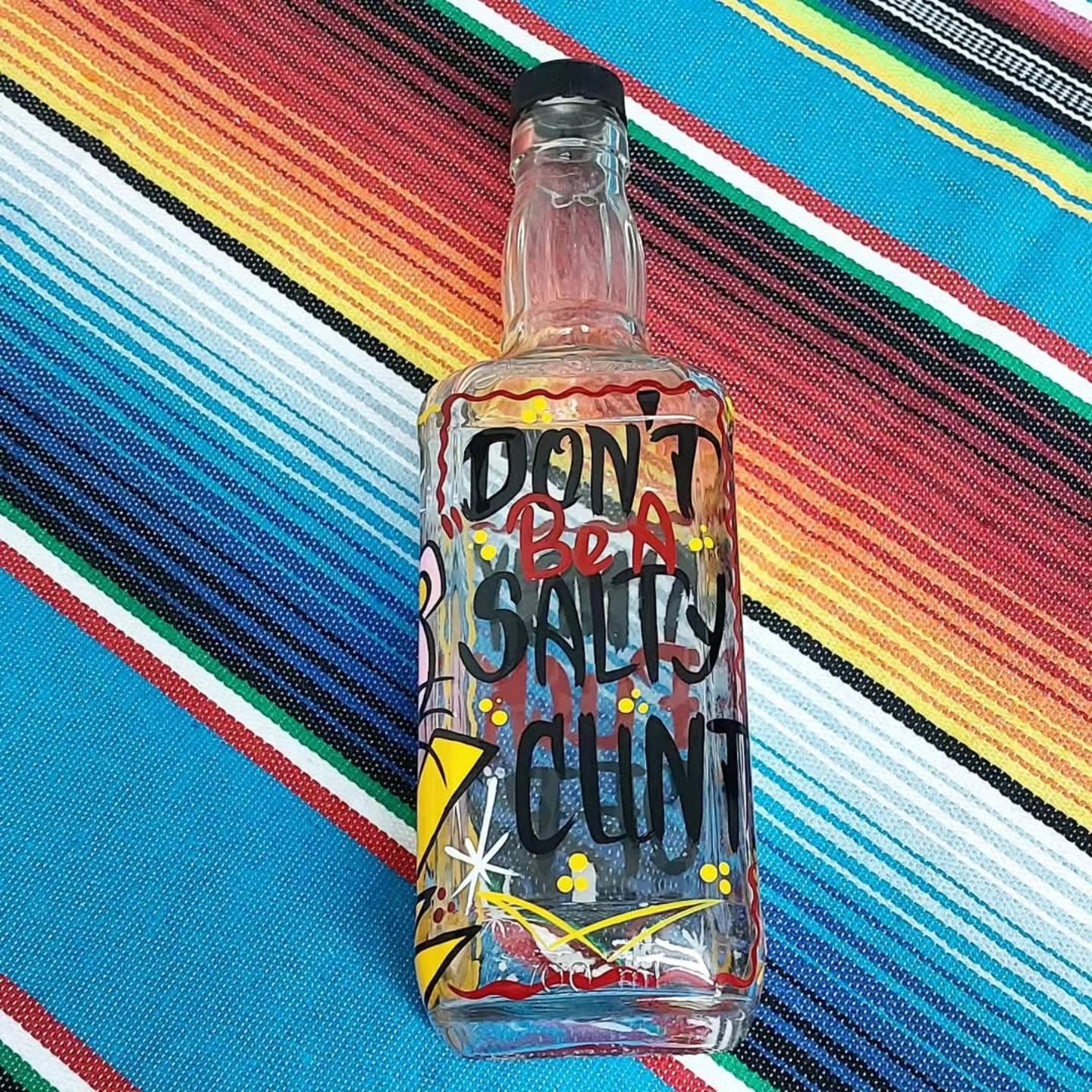 Stilgiganten Kustom Deko "Whiskyflasche - Kindly F*ck Off"