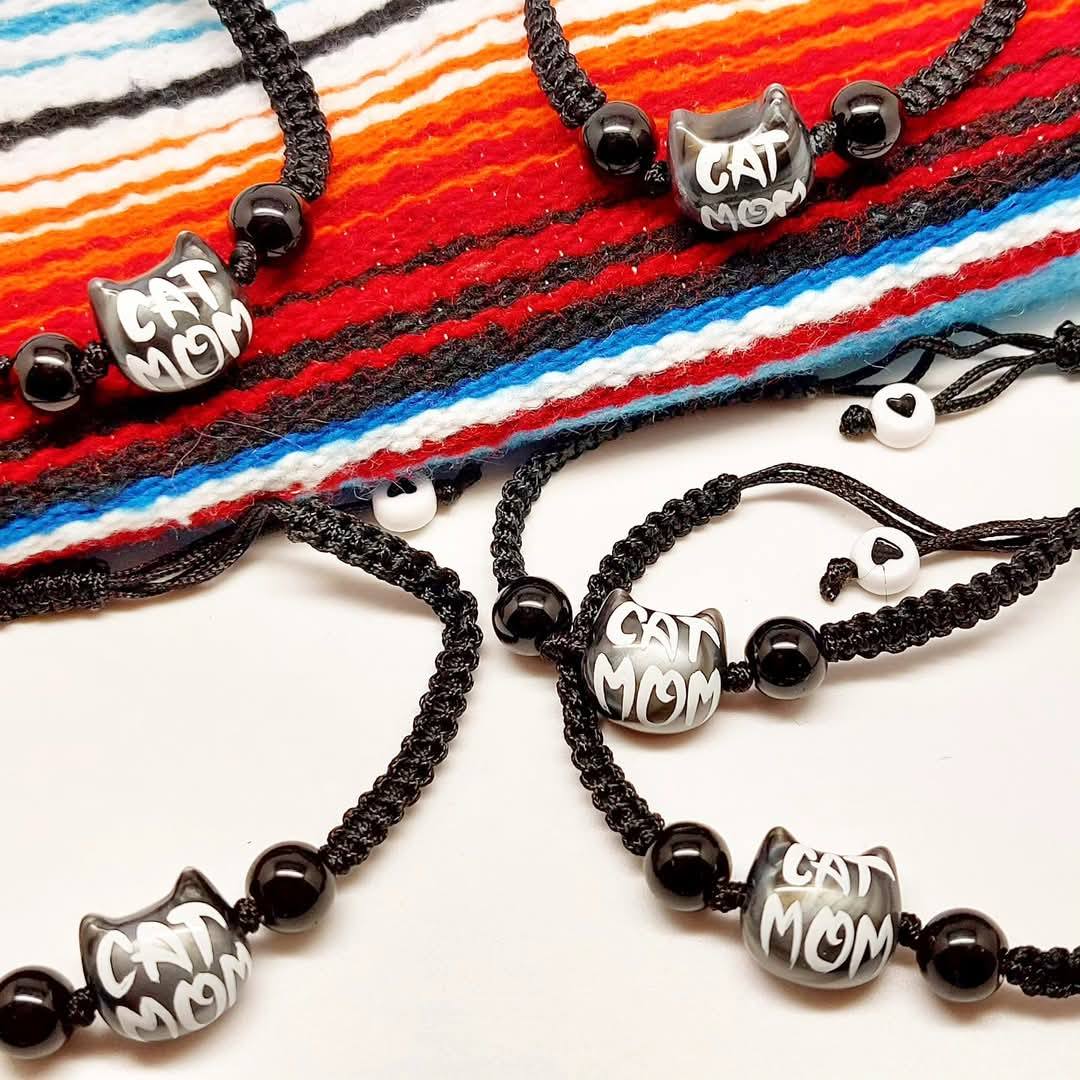 Stilgiganten Kustom Armband "CAT MOM"