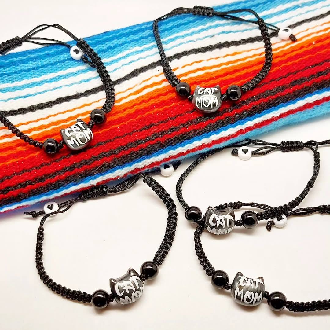 Stilgiganten Kustom Armband "CAT MOM"