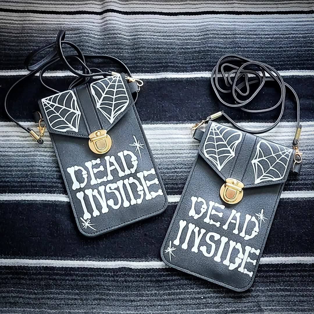 Stilgiganten Kustom Handytasche "DEAD INSIDE"