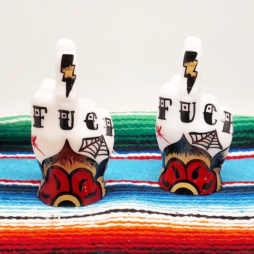 Stilgiganten Kustom Accessoire "Deko Hand F*CK"