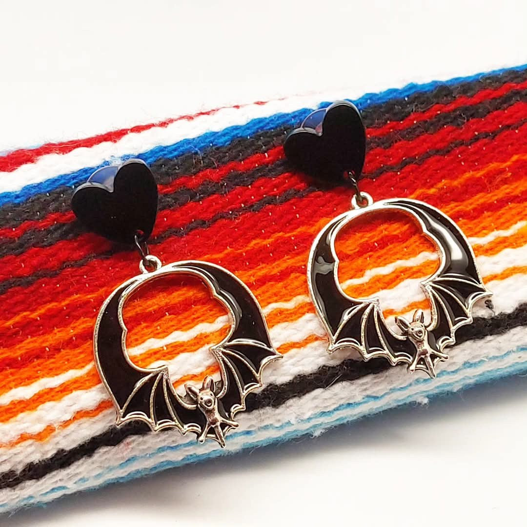 Stilgiganten Kustom Ohrstecker "Bat Lover"