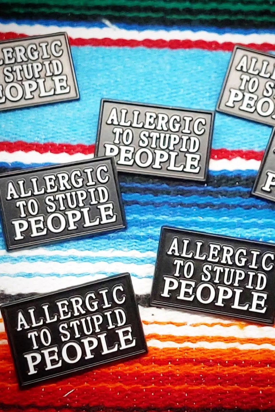 Anstecker/Pin "... stupid people"