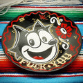 Stilgiganten Kustom Teller "Happy Cat - F*CK YOU"