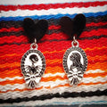 Stilgiganten Kustom Ohrstecker "Dark LOVE"
