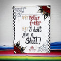Stilgiganten Kustom Deko "Wand Panel 49% M*therf*cker 51% I don`t give a sh*t"