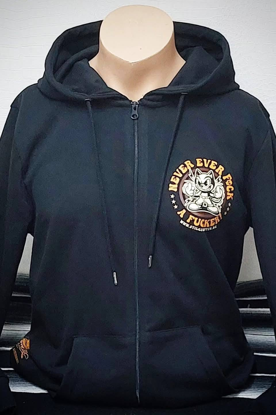 Stilgiganten Zipper "NEVER EVER F*CK A F*CKER"