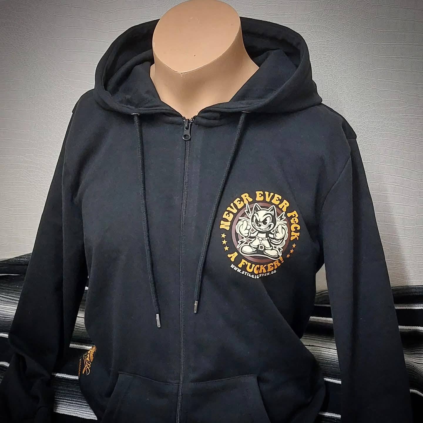 Stilgiganten Zipper "NEVER EVER F*CK A F*CKER"