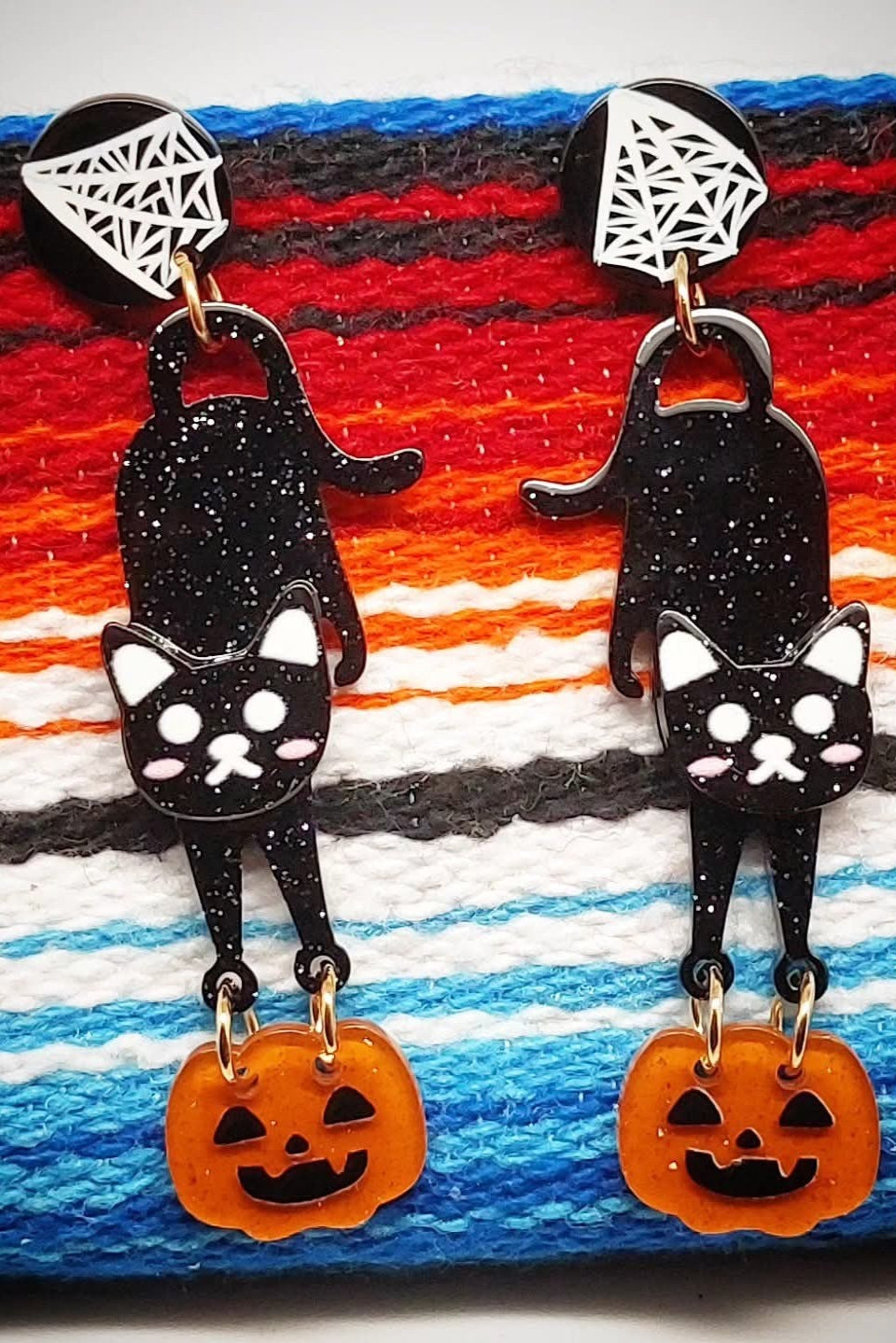 Ohrstecker "Cat & Pumpkin"