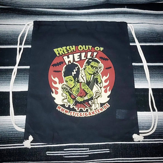 Stilgiganten Konzert-, Freizeit(Statement)beutel "FRESH OUT OF HELL"