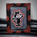 Stilgiganten Kustom Deko "Crazy Cat - F*CK YOU"