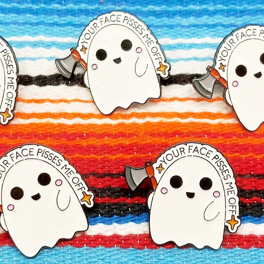 Anstecker/Pin "Ghost - ... pisses me off"