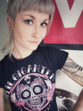 Stilgiganten Mädels T - Shirt "Pink Sugarskull"
