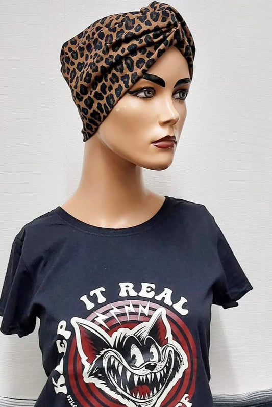 Wir rocken mit Stil - Turban Haarband "Cool Wild Girl"