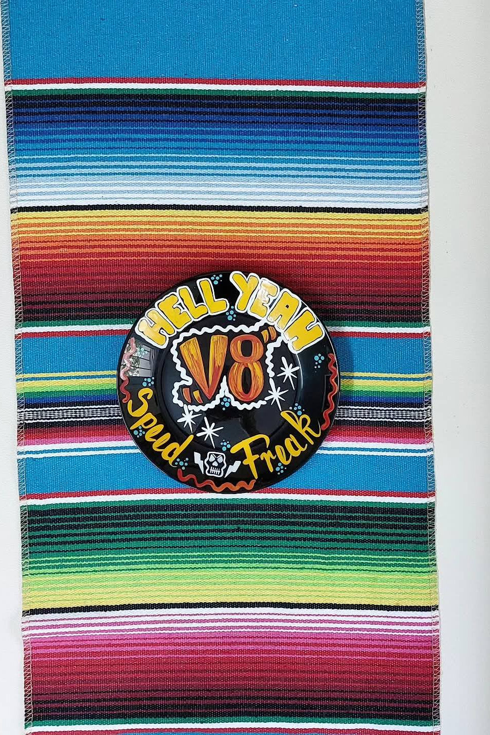 Stilgiganten Kustom Teller "V8"