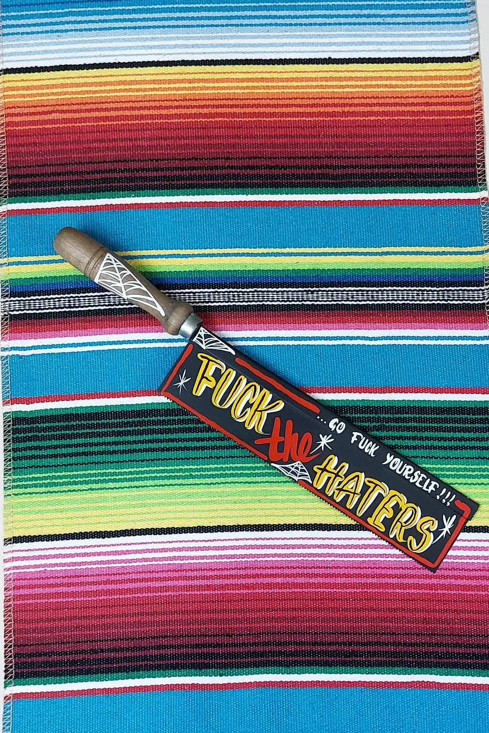 Stilgiganten Kustom Säge "F*CK the HATERS"