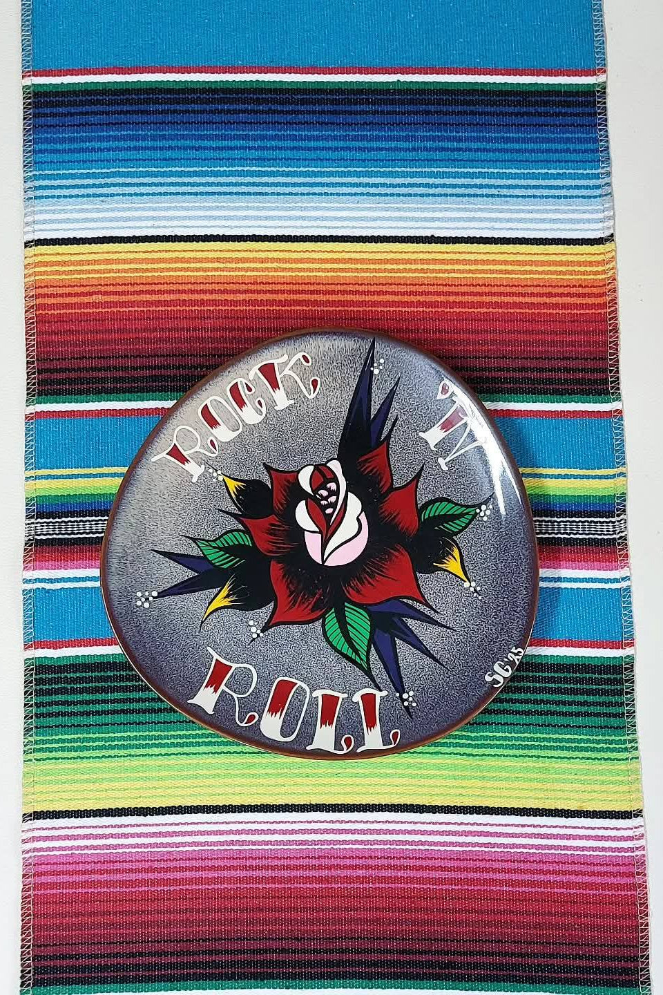 Stilgiganten Kustom Teller "ROCK `N ROLL"