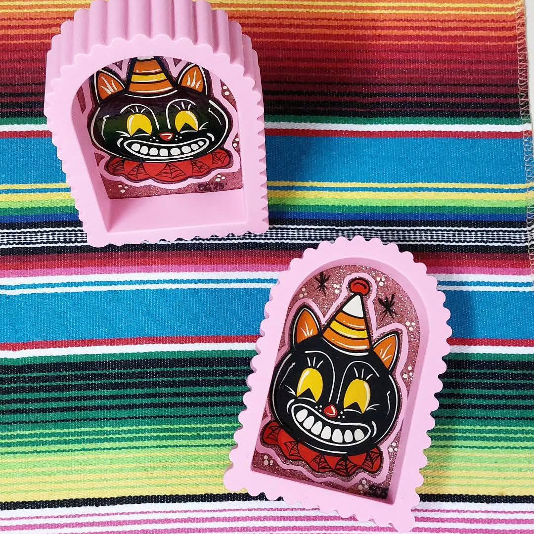 Stilgiganten Kustom Deko Accessoire "Weird Cat"