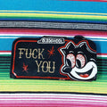 Stilgiganten Kustom Geldbeutel "Crazy Cat - F*CK YOU"
