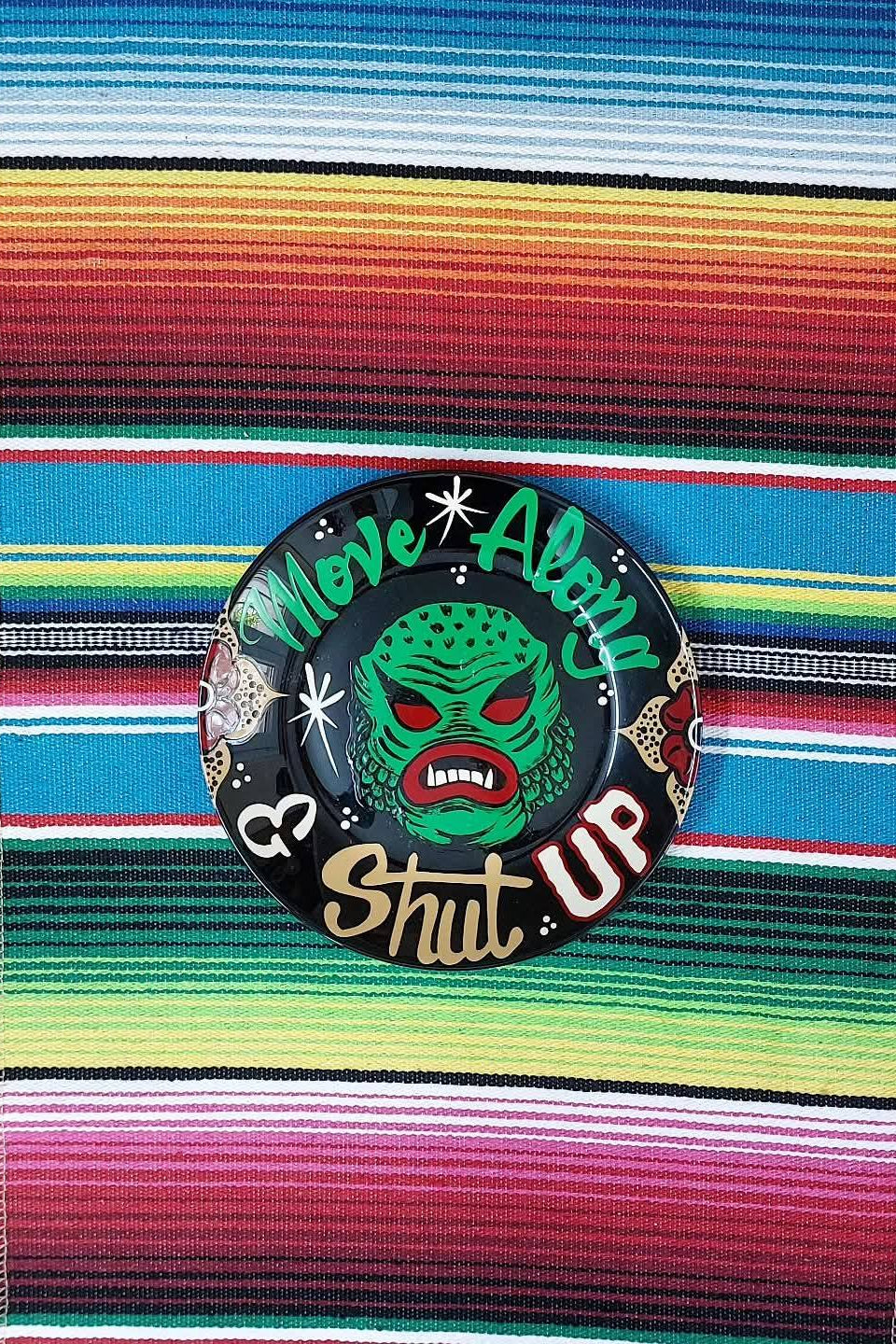 Stilgiganten Kustom Teller "Move Along & Shut UP"