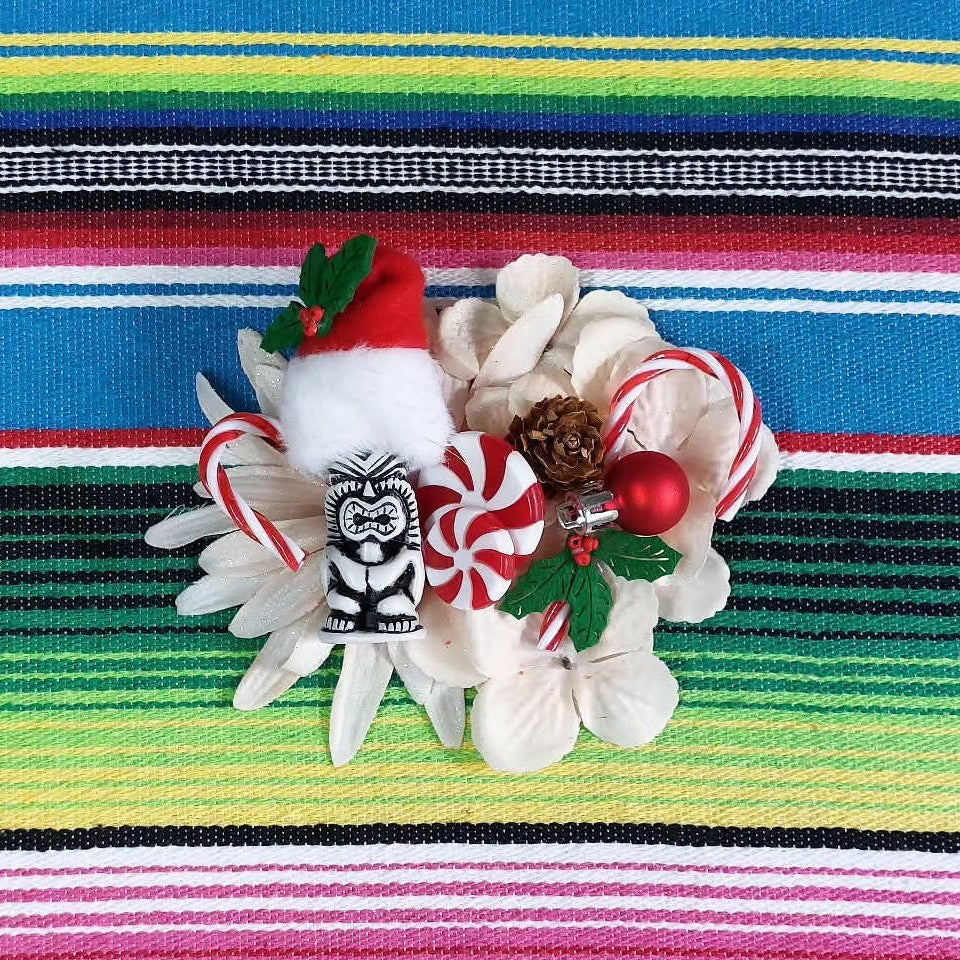 Stilgiganten Weihnachts Haarblume "TIKI - mas"