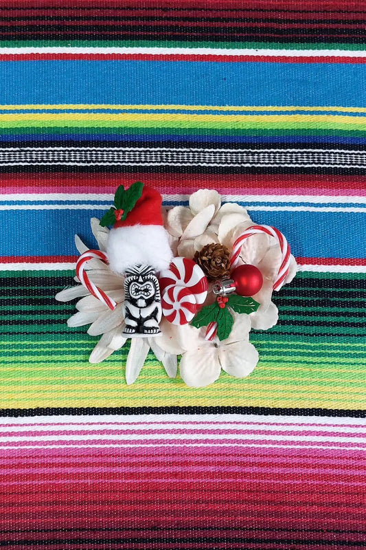 Stilgiganten Weihnachts Haarblume "TIKI - mas"