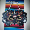 Stilgiganten Kustom Deko Holzschild "HOLD FAST - fast luck"