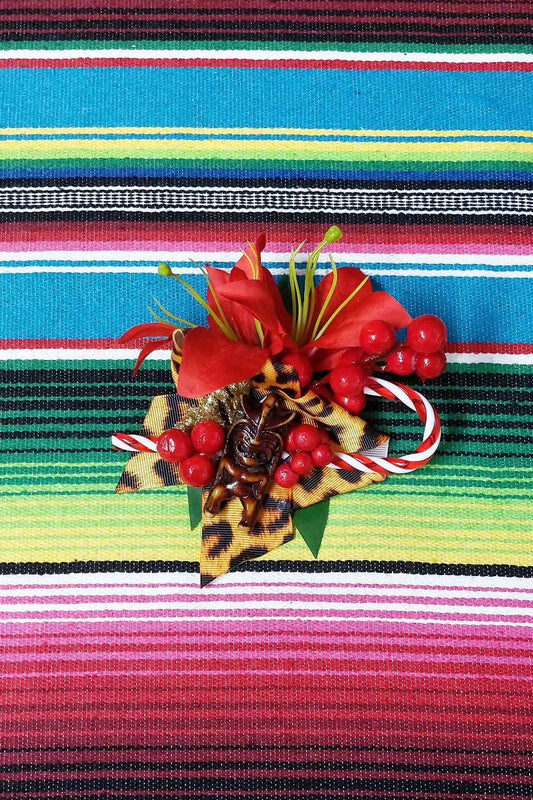 Stilgiganten Kustom Haarblumenspange "Cool TIKI - mas"