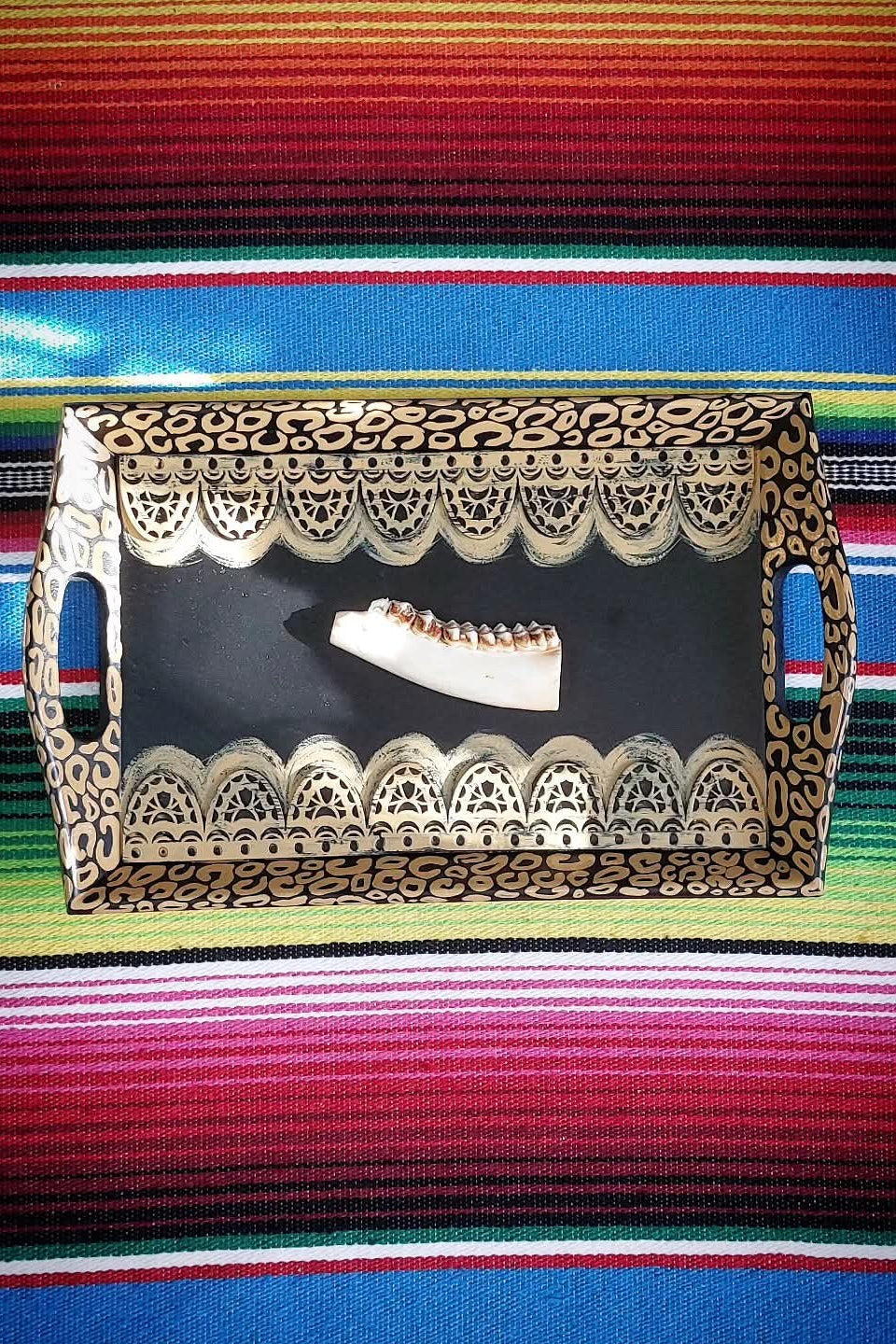 Stilgiganten Kustom Deko Tablett "Waidmannsheil"