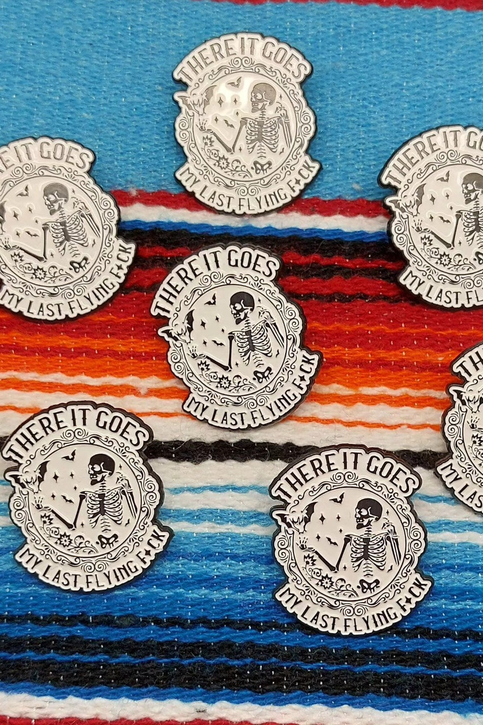 Anstecker/Pin "... my last flying F*CK"