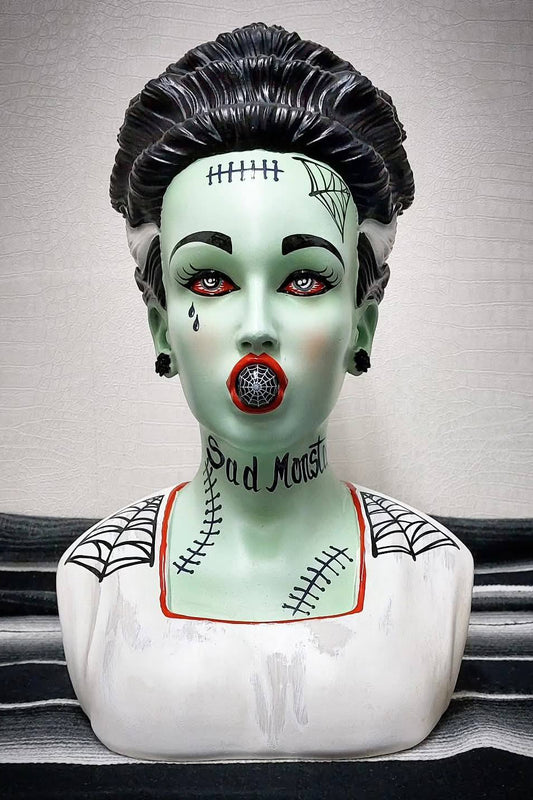 Kustom Deko Büste "Sad Monster LOVE"