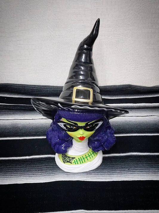 Kustom Deko Büste "Witch No.2"