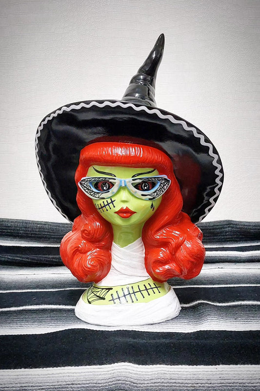 Kustom Deko Büste "Witch Lil Devil"