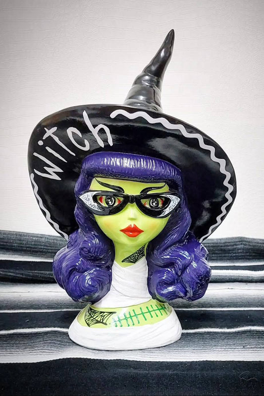 Kustom Deko Büste "Witch No.2"