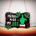 Stilgiganten Kustom Deko Schild "Merry iss My A**"