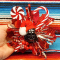 Große Stilgiganten Haarblumenspange "Darth Christmas"