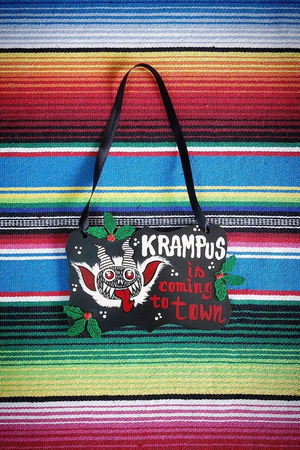 Stilgiganten Kustom Deko "KRAMPUS is coming to town"