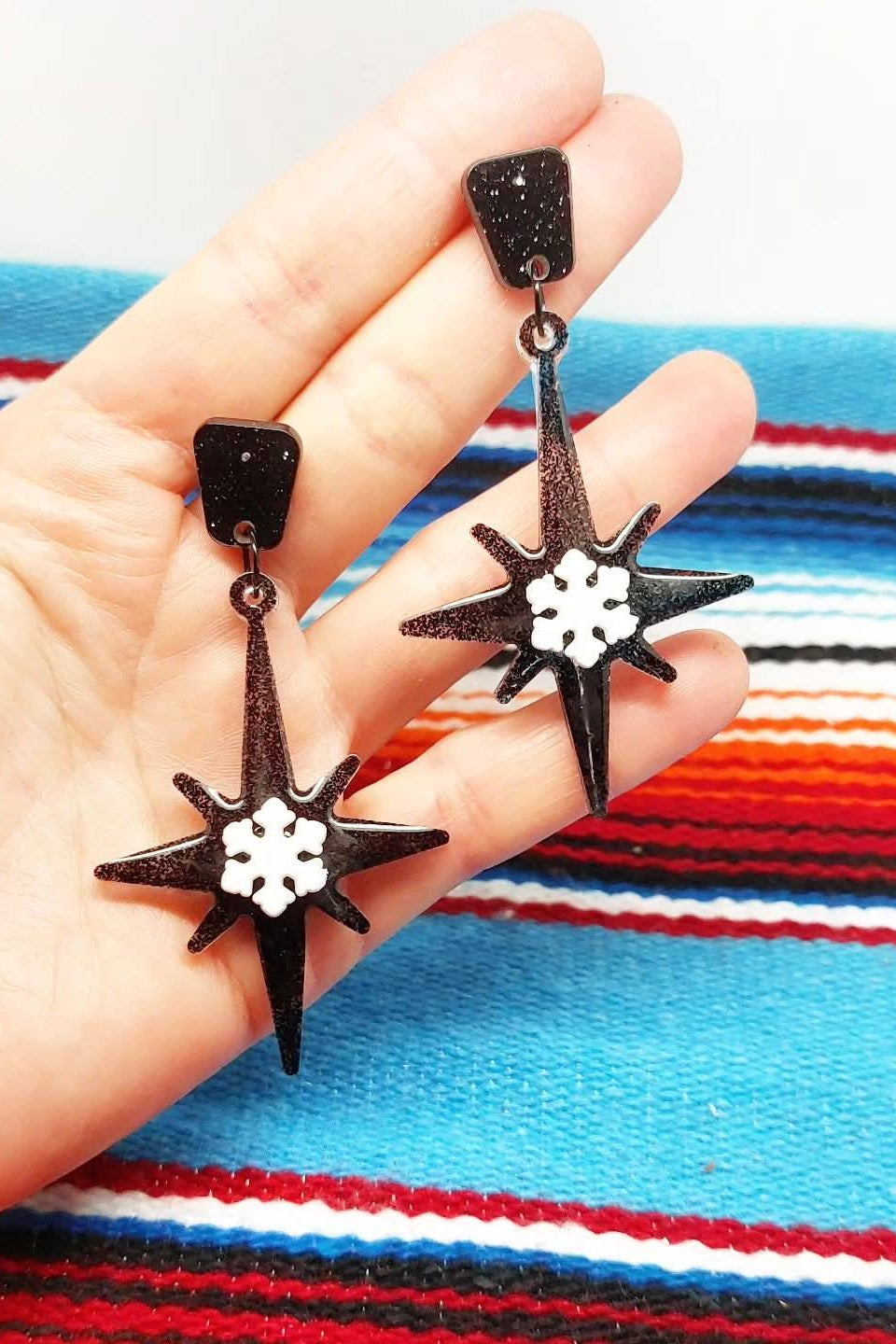 Stilgiganten Kustom Ohrstecker "Mid Century Winter Vibes"