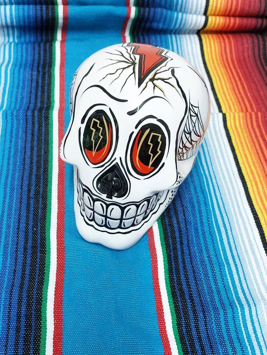 Stilgiganten Kustom Deko/Sparbüchse "Crazy Skull"