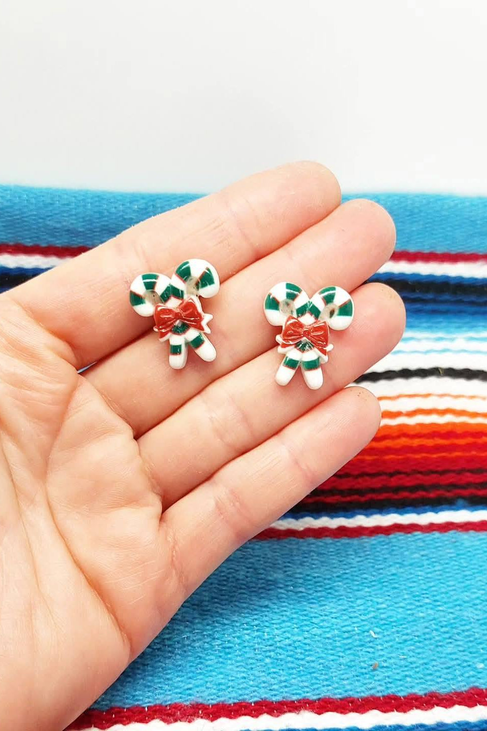 Wir rocken mit Stil - Ohrstecker "Zuckerstangen"