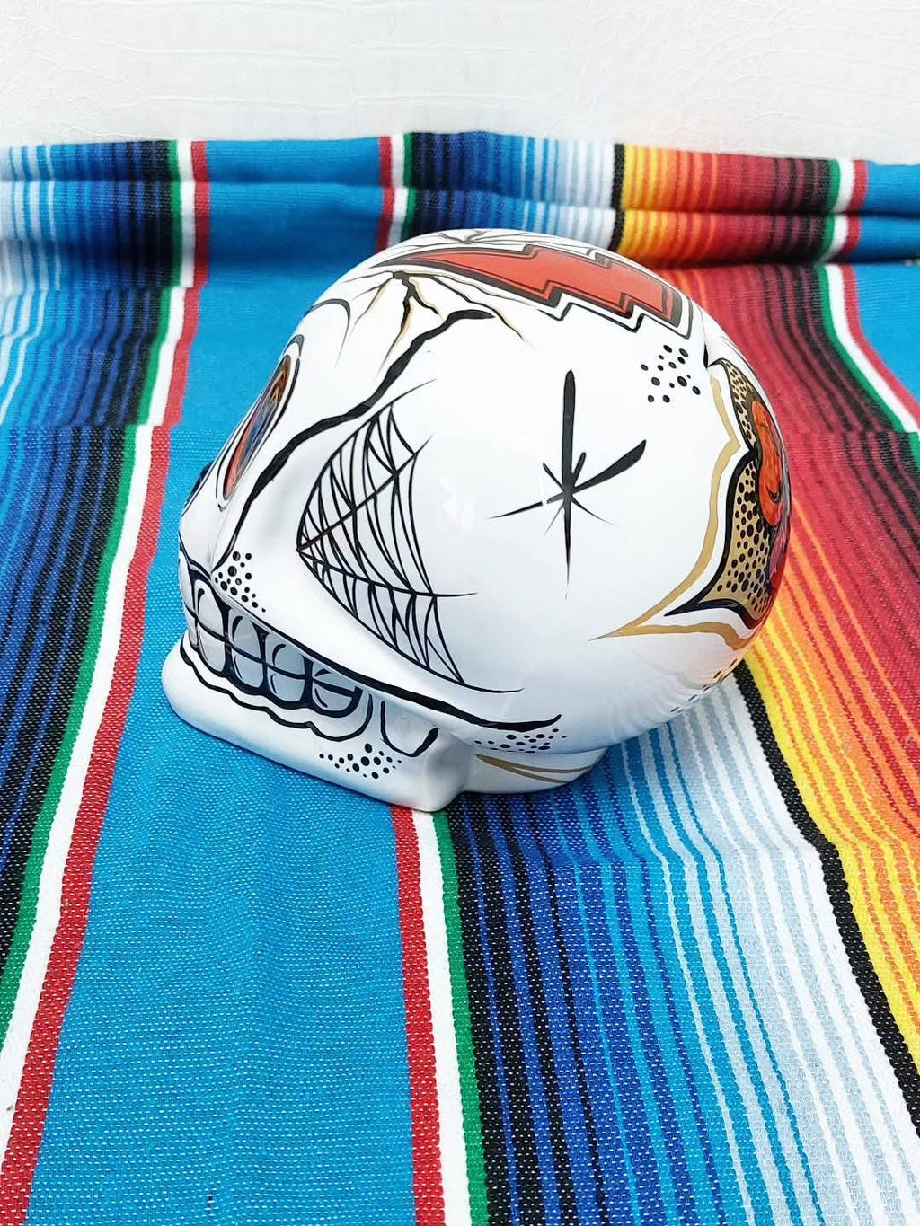 Stilgiganten Kustom Deko/Sparbüchse "Crazy Skull"