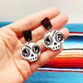 Stilgiganten Kustom Ohrstecker "Crazy Skulls"