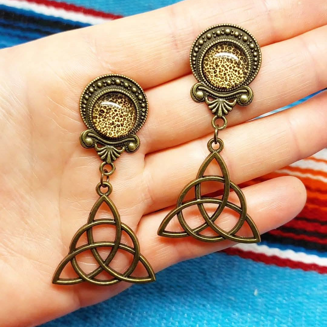 Stilgiganten Kustom Ohrstecker "Wild Triquetra"