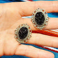 Stilgiganten Kustom Ohrstecker "Dark Charm"