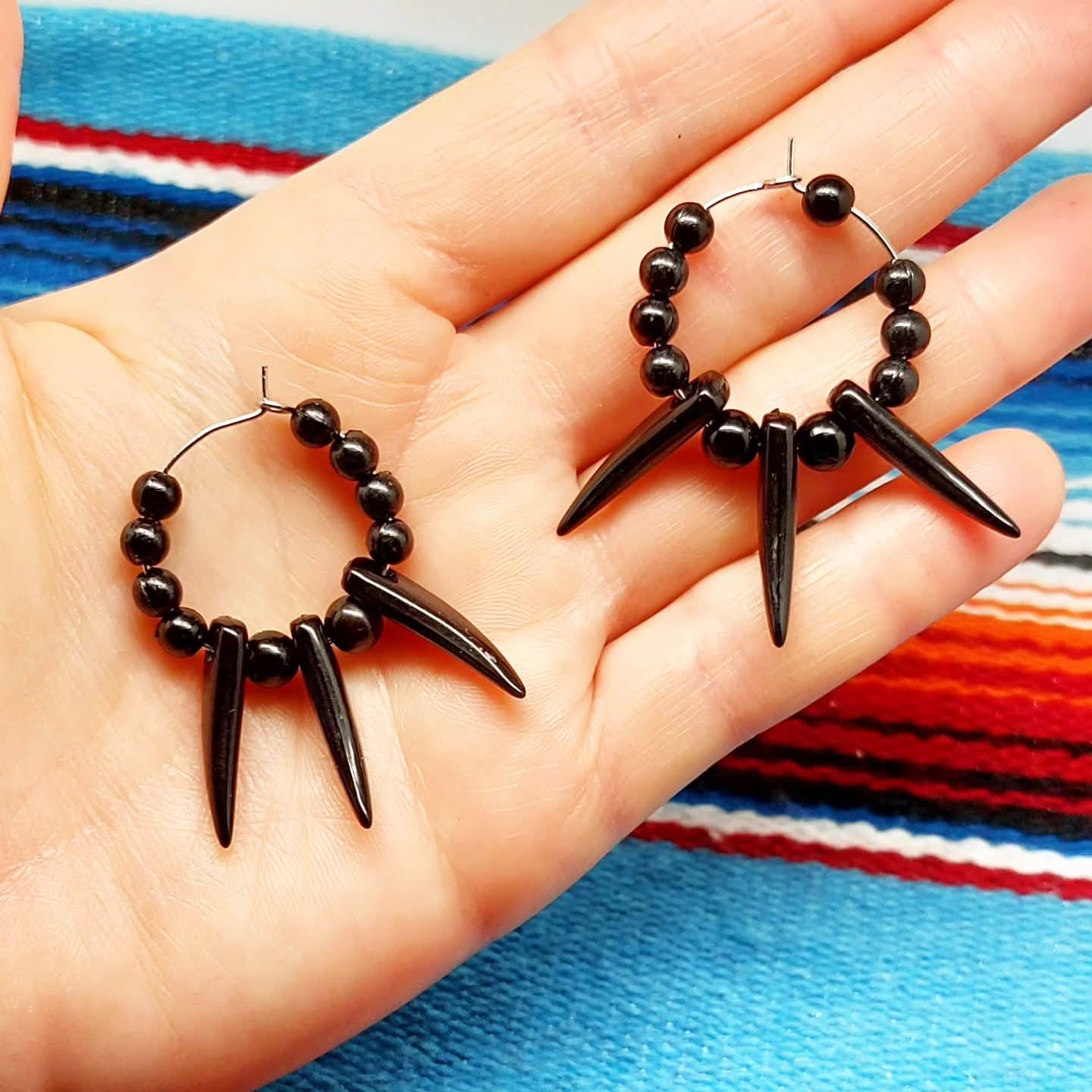 Stilgiganten Kustom Ohrhänger "Dark Jungle Babe"